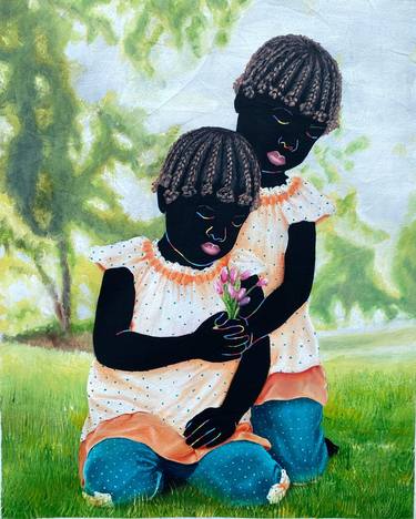 Print of Expressionism Children Paintings by Esther Oyeyemi