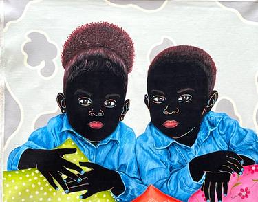 Print of Children Paintings by Esther Oyeyemi