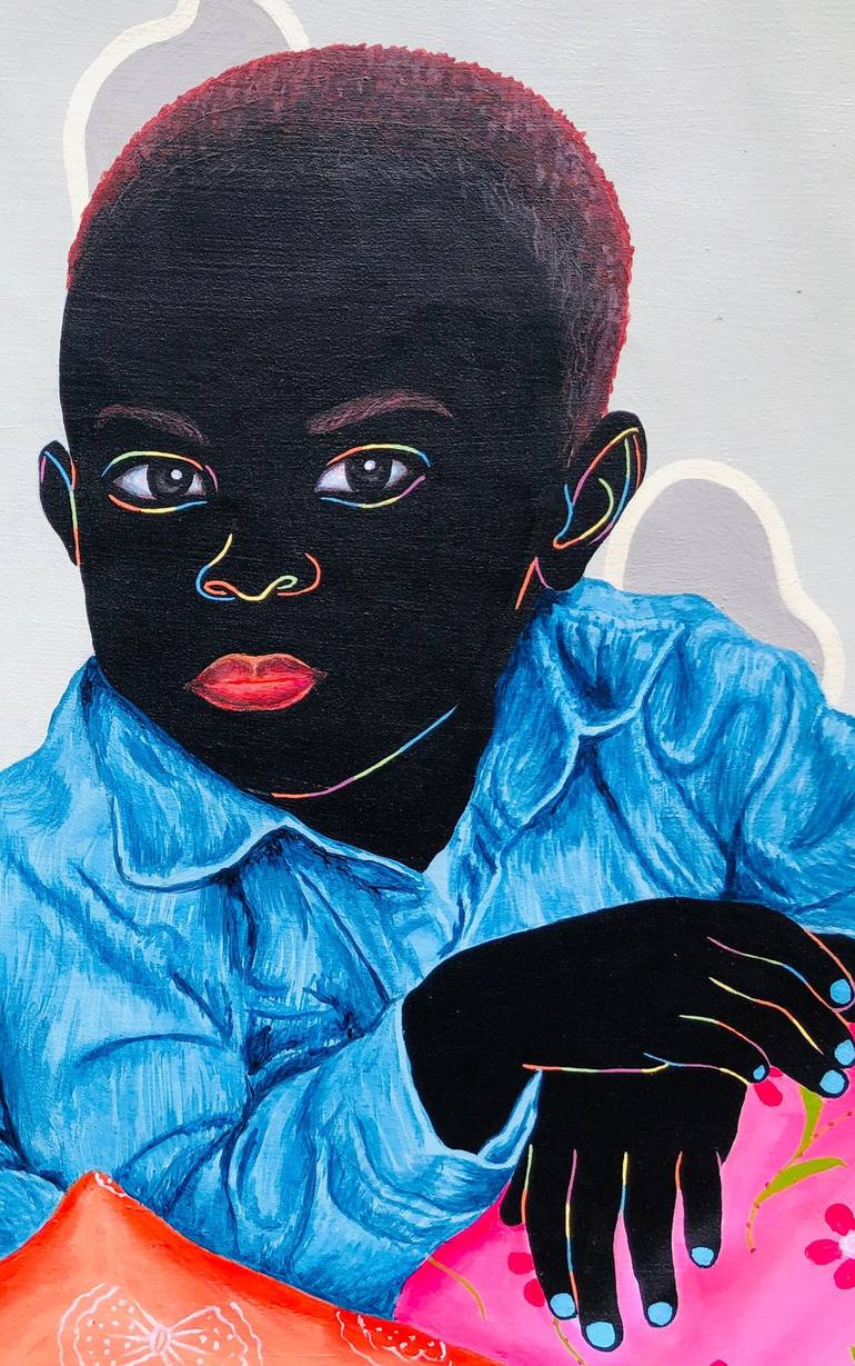 Original Children Painting by Esther Oyeyemi