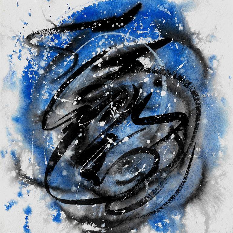 Original Abstract Expressionism Abstract Painting by Arindam Paul