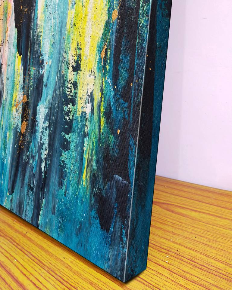 Original Abstract Expressionism Abstract Painting by Arindam Paul