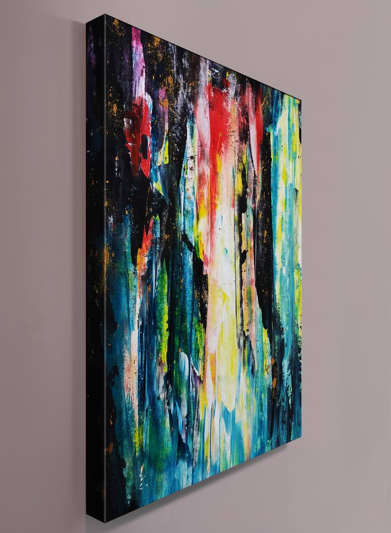 Original Abstract Expressionism Abstract Painting by Arindam Paul