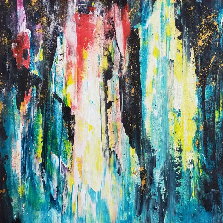 Original Abstract Expressionism Abstract Painting by Arindam Paul