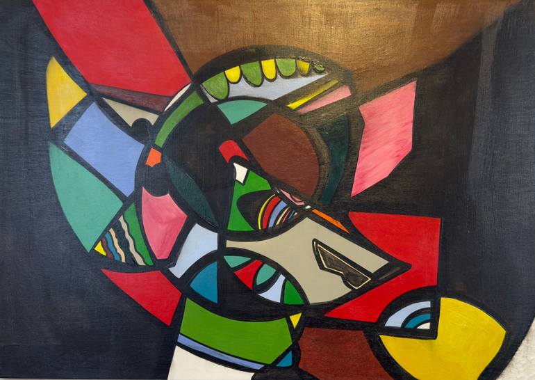 Original Abstract Expressionism Abstract Mixed Media by Brebmass Arts