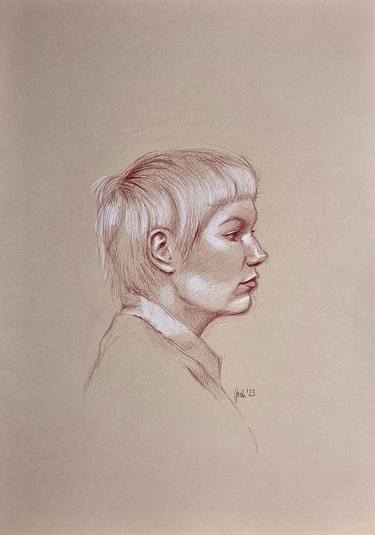 Original Realism Portrait Drawings by Arne Groh