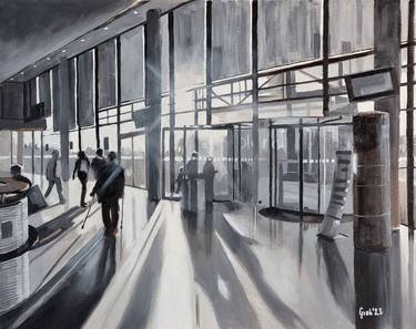 Original Modern Interiors Paintings by Arne Groh