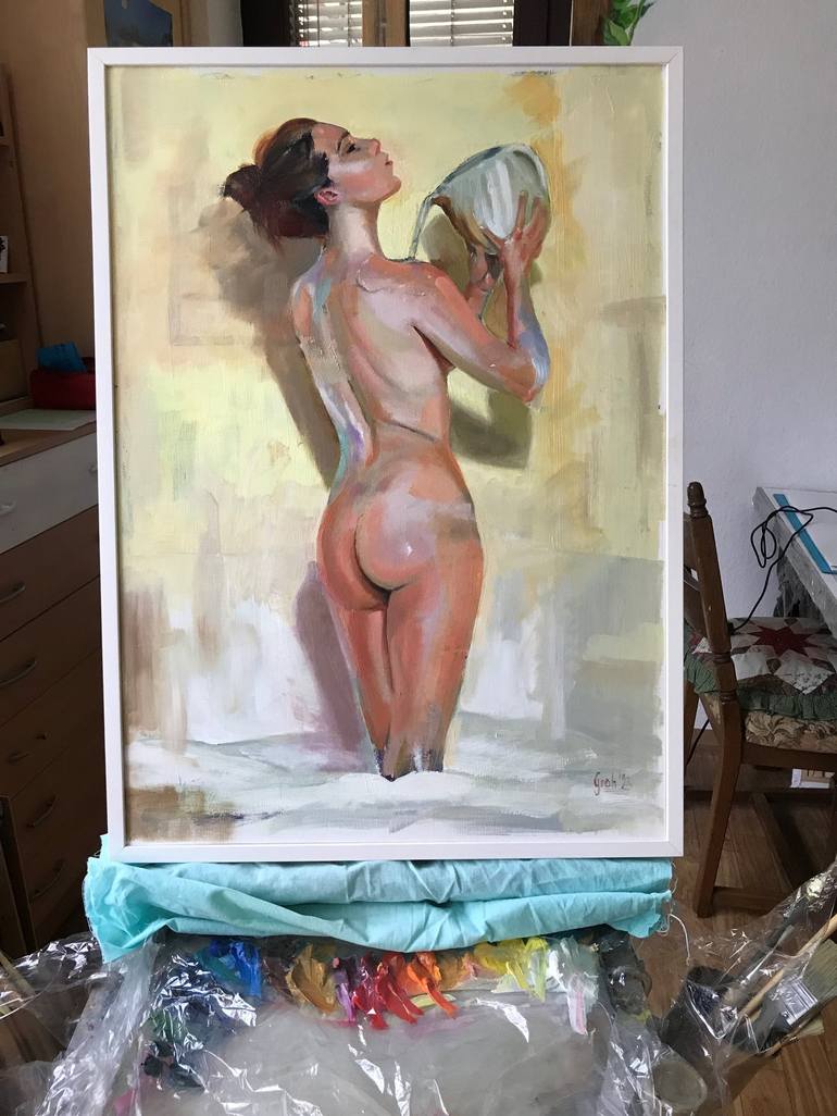 Original Nude Painting by Arne Groh