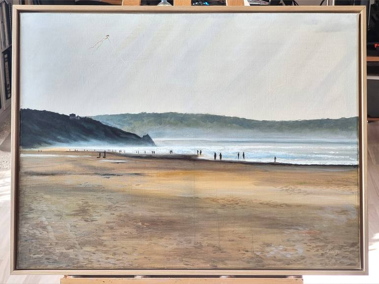 Original Realism Beach Painting by Arne Groh