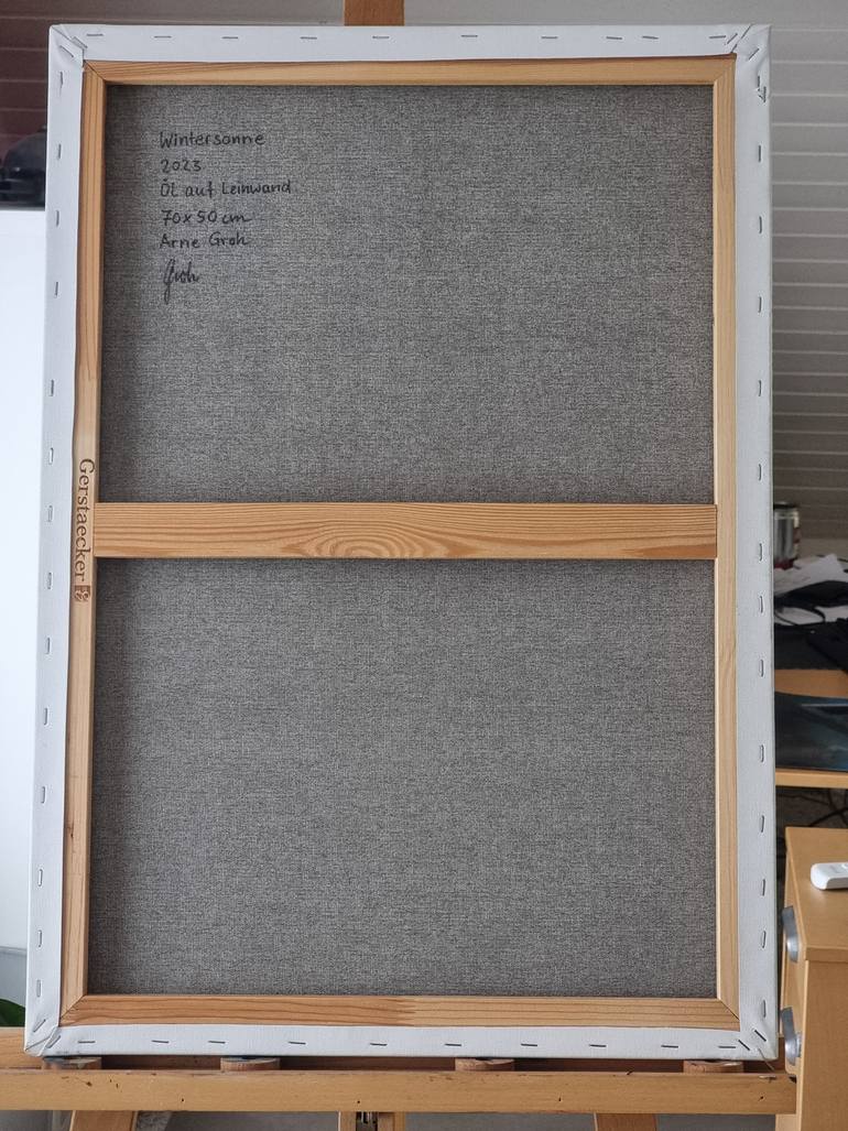 Original Black & White Landscape Painting by Arne Groh