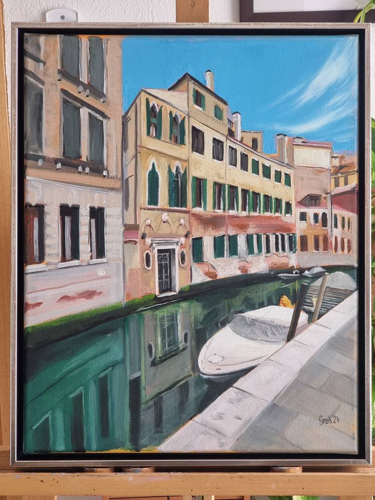Original Realism Cities Painting by Arne Groh