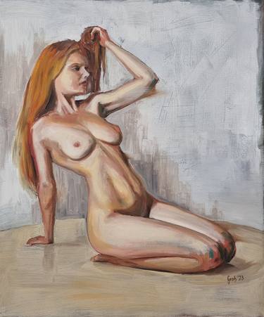 Original Realism Nude Paintings by Arne Groh