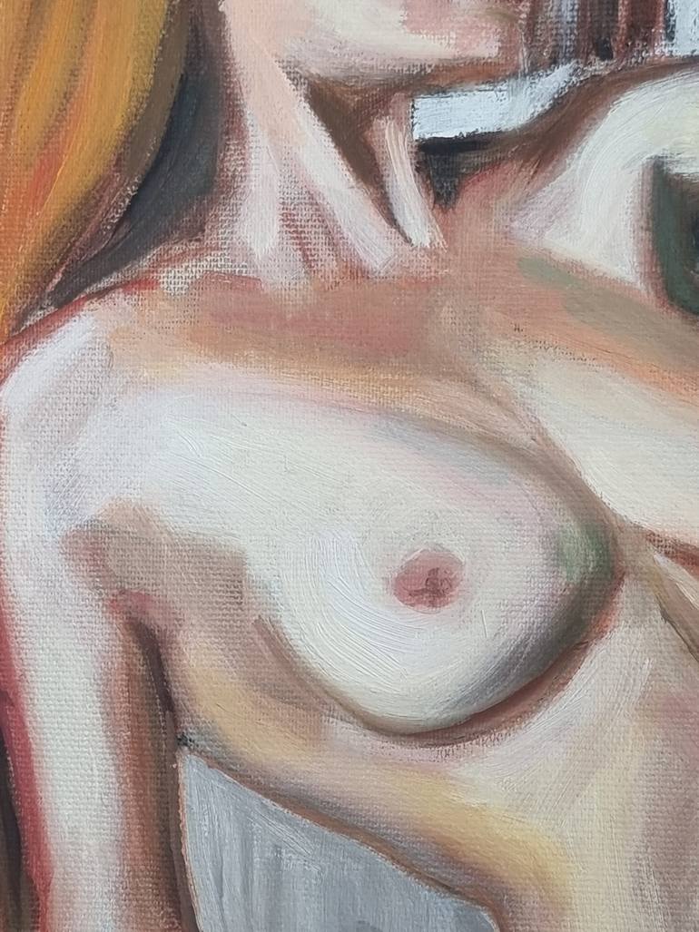 Original Realism Nude Painting by Arne Groh