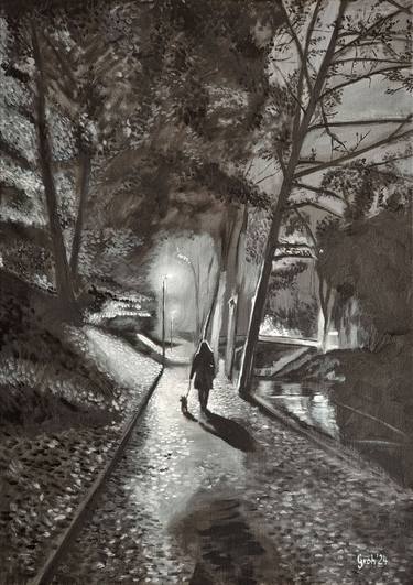 Original Realism Landscape Painting by Arne Groh