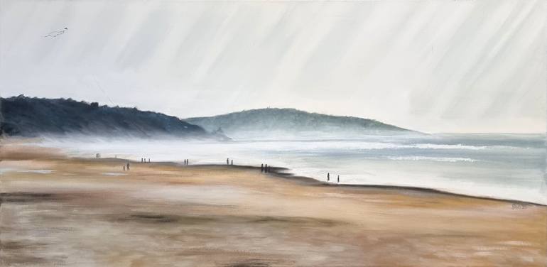 Original Landscape Painting by Arne Groh | Realism Art on Canvas | The Colors of Normandy II