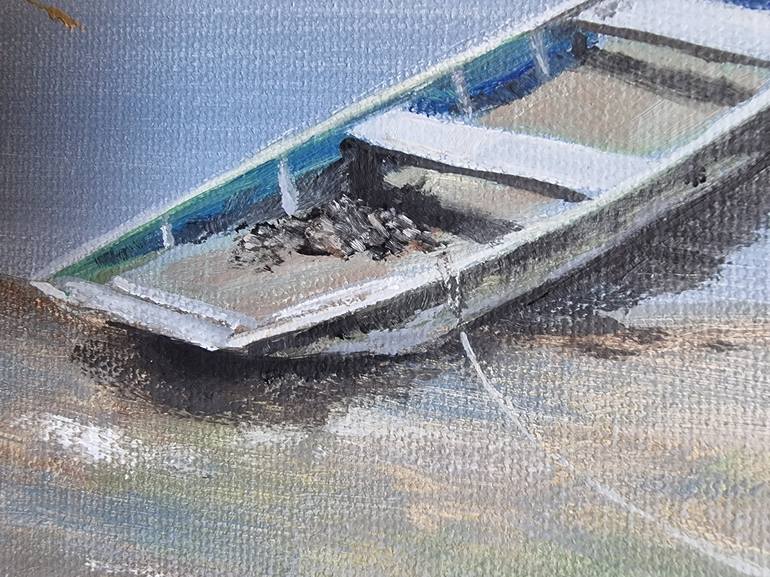 Original Figurative Boat Painting by Arne Groh