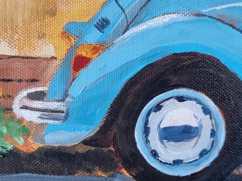 Original Figurative Automobile Painting by Arne Groh