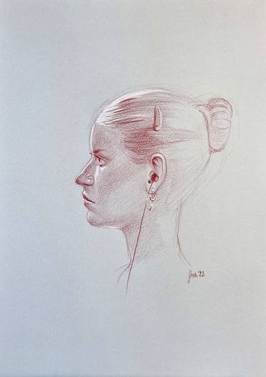 Original Realism Portrait Drawings by Arne Groh