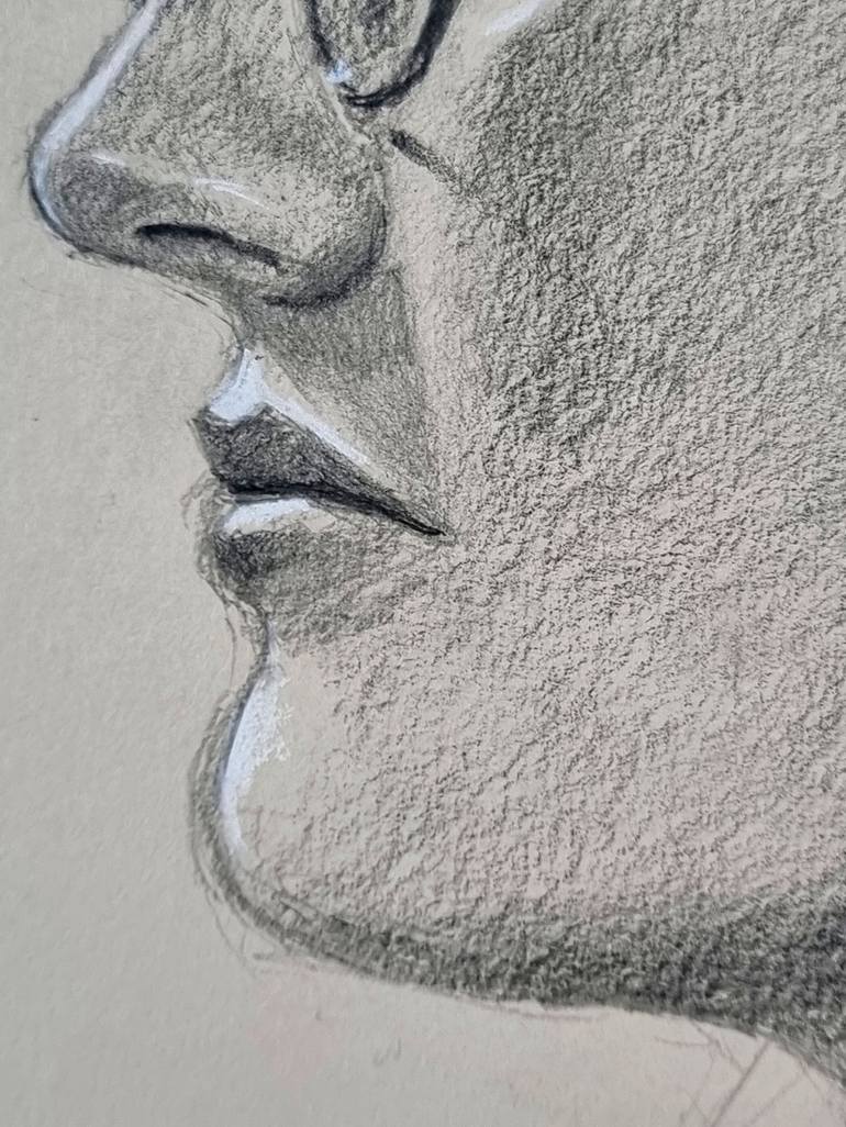 Original Portrait Drawing by Arne Groh