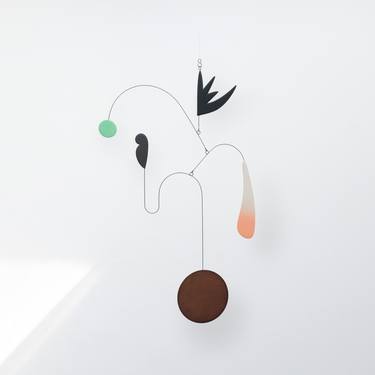 California - Mint -  Kinetic Hanging Mobile Art thumb