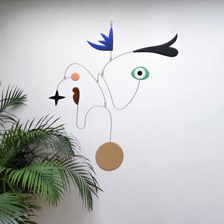 Original Kinetic Abstract Sculpture by Jeroen De Nijs