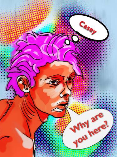Original Contemporary People Digital by Michael Martensen