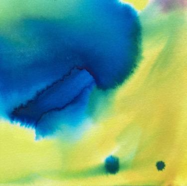 Original Abstract Beach Paintings by Love Vassi