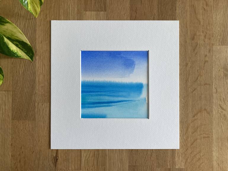 Original Abstract Beach Painting by Love Vassi