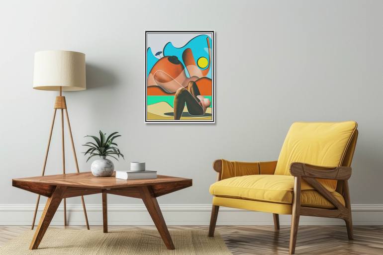 Original Abstract Beach Digital by Leonardo Lima