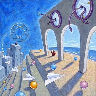 Print of Surrealism Architecture Paintings by Armando orfeo
