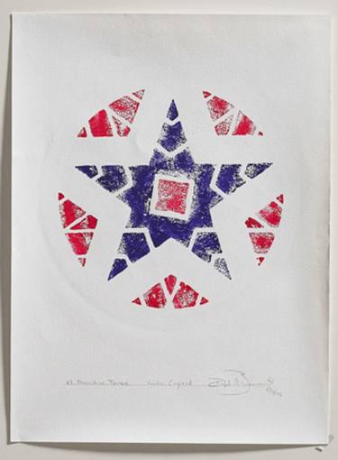 Original Conceptual Geometric Printmaking by Ralph G Brancaccio