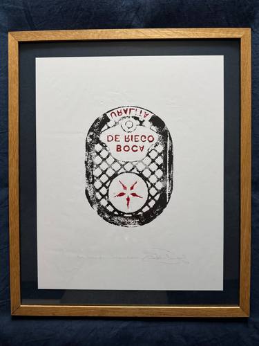 Original Conceptual Geometric Printmaking by Ralph G Brancaccio