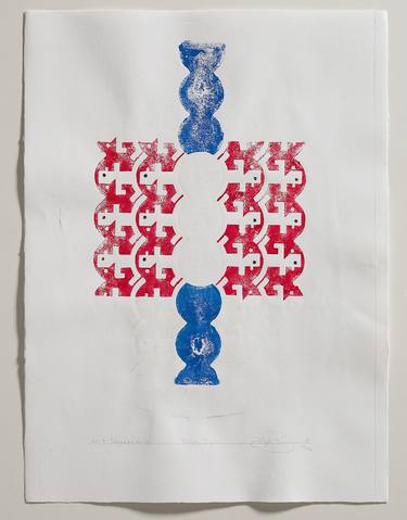 Original Conceptual Geometric Printmaking by Ralph G Brancaccio
