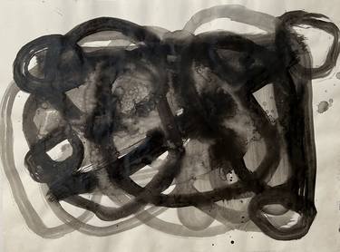 Original Abstract Drawing by Jeff Feigin