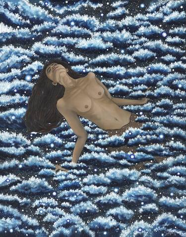 Print of Surrealism Nude Paintings by Stella Porta