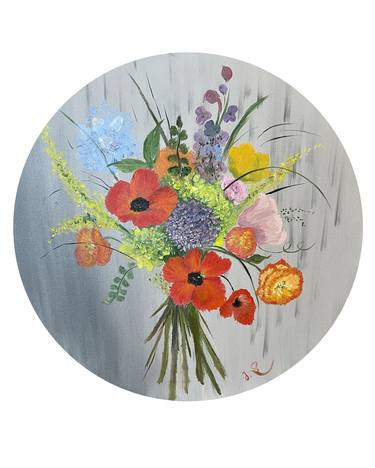 Print of Realism Floral Paintings by Mariam Pavlova