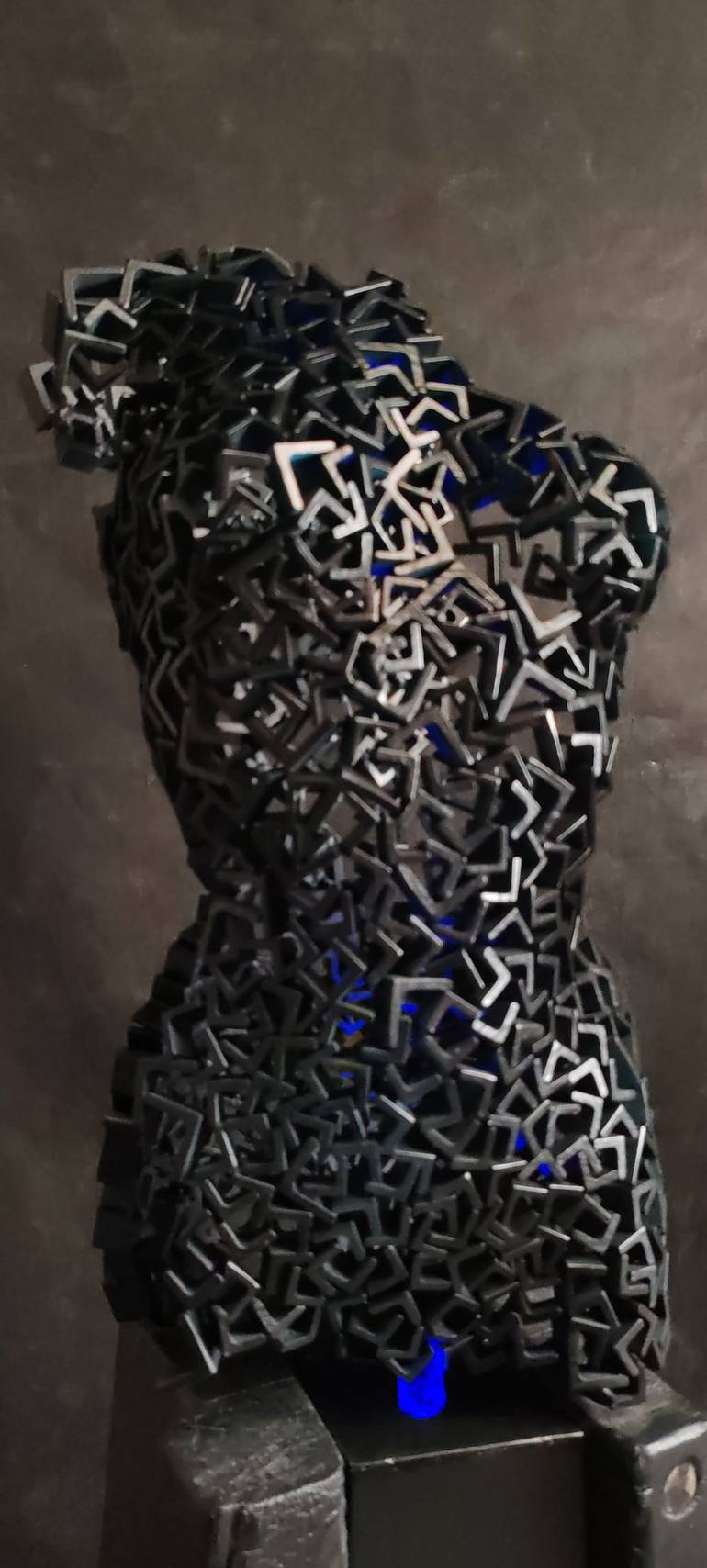 Original Abstract Body Sculpture by Marcello Steri