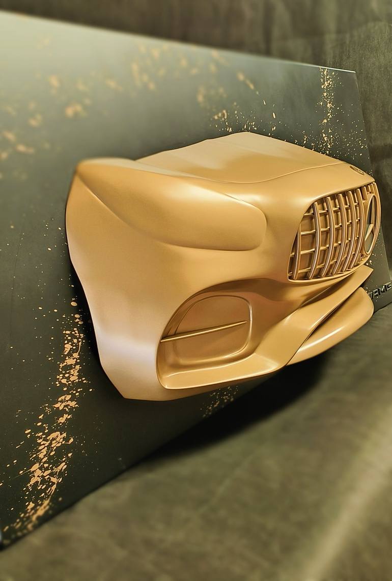 Original 3d Sculpture Car Installation by marcello steri