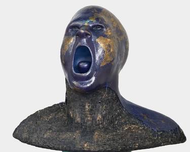 Original Abstract Expressionism Body Sculpture by Marcello Steri