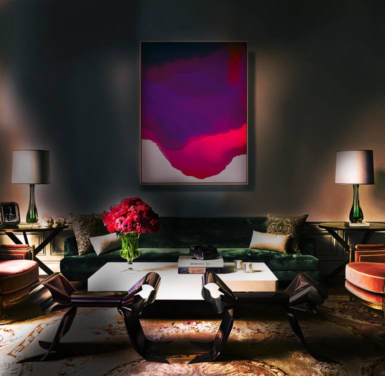 Original Abstract Expressionism Abstract Painting by Jonas Peres