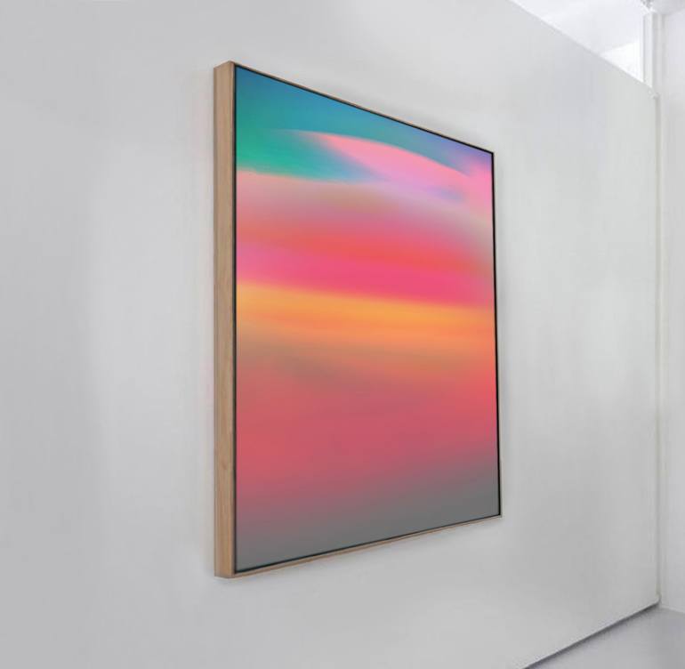 Original Abstract Beach Painting by Jonas Peres