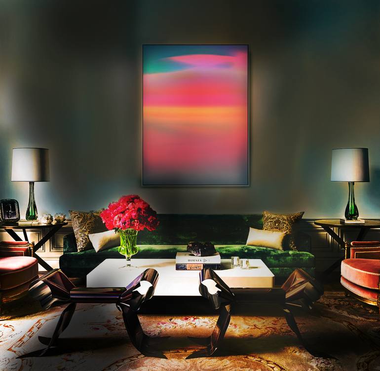 Original Abstract Beach Painting by Jonas Peres