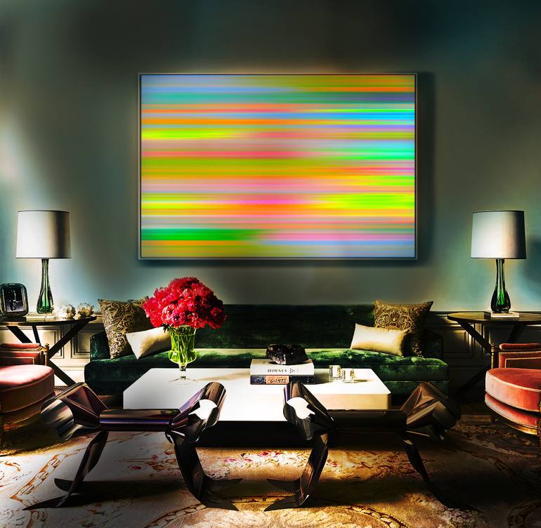 Original Abstract Seascape Painting by Jonas Peres