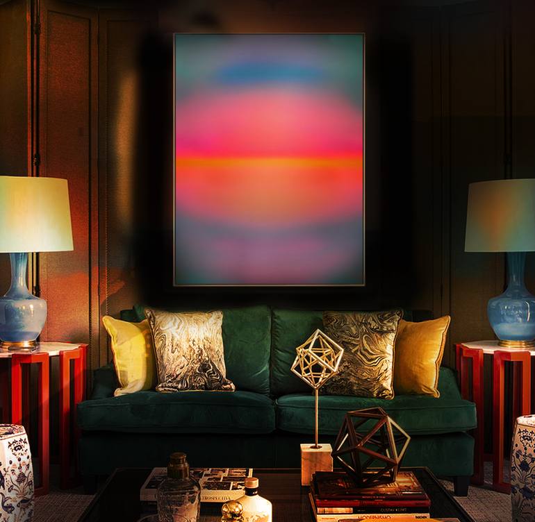 Original Abstract Expressionism Abstract Painting by Jonas Peres