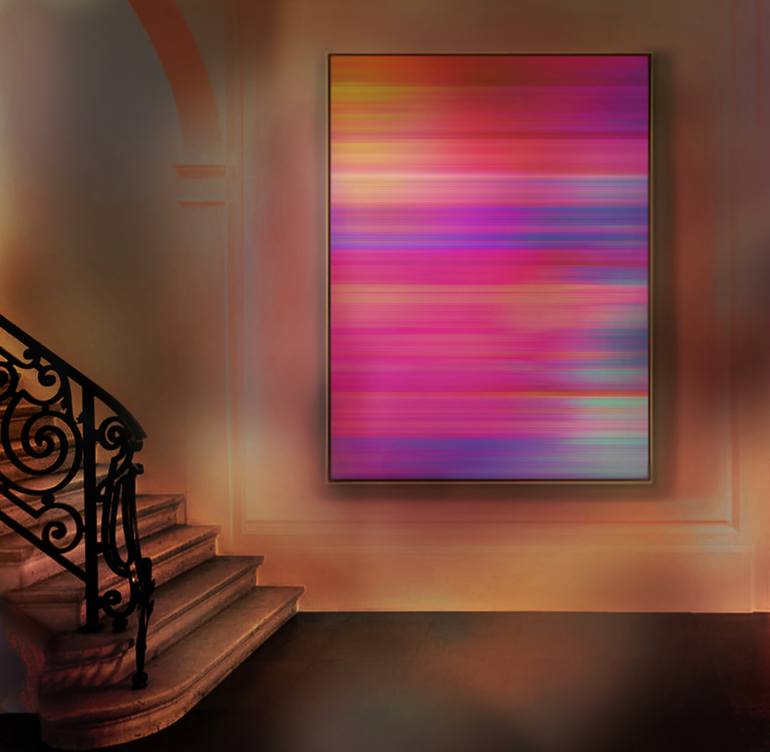 Original Abstract Expressionism Abstract Painting by Jonas Peres