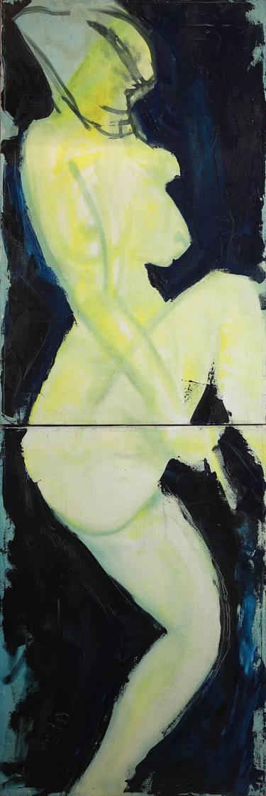 Print of Dada Nude Paintings by Alexandr Chalovsky