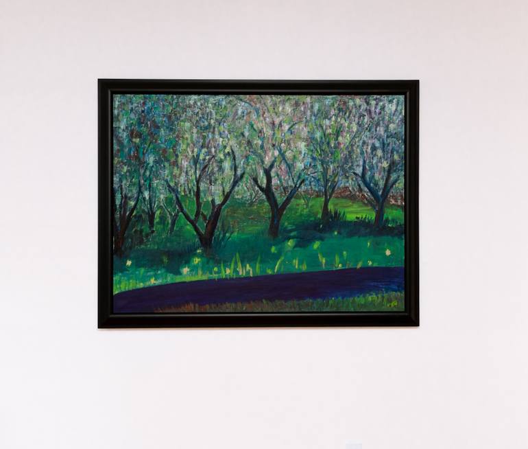 Original Abstract Landscape Painting by Shyami Codippily