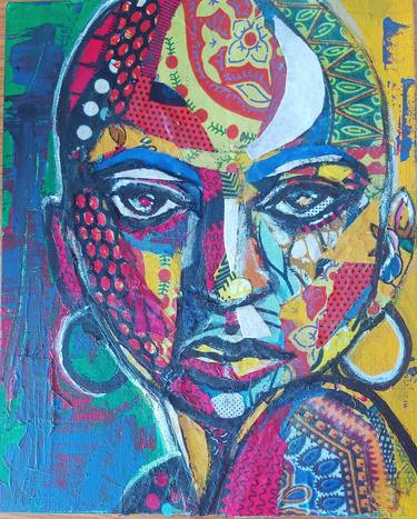 Print of Portraiture Women Collage by Marthe Ngandu