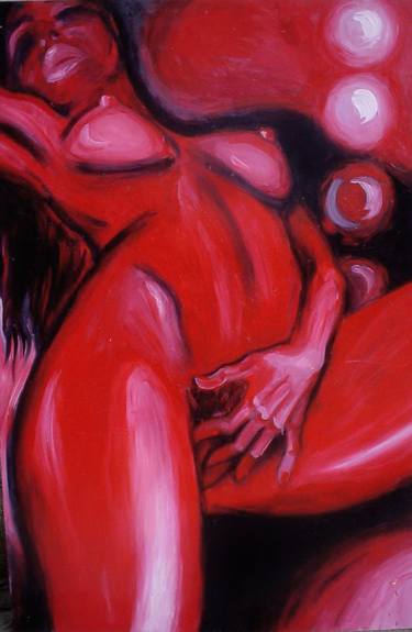 Original Expressionism Erotic Printmaking by Petra Brnardic