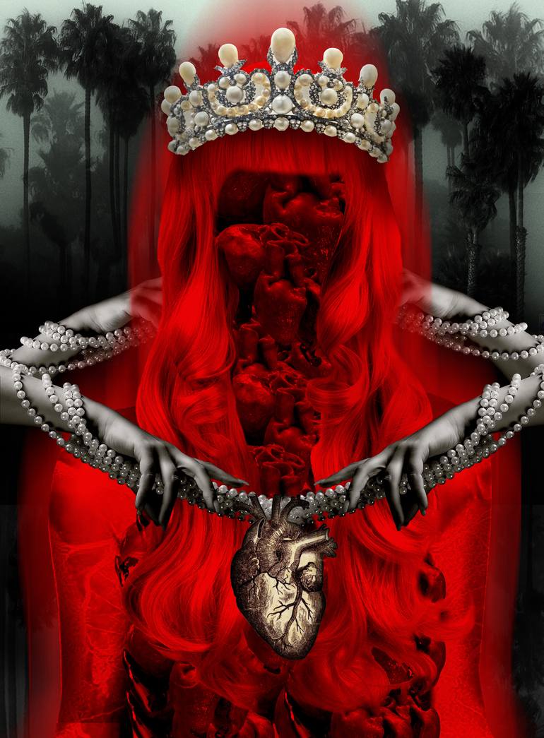 Ghost Queen Collage by Petra Brnardic | Saatchi Art