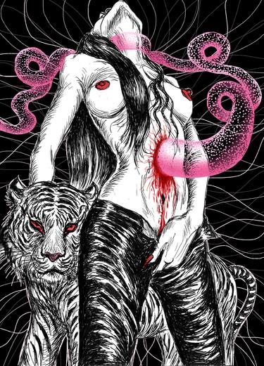 Print of Erotic Digital by Petra Brnardic
